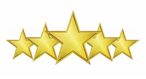 Five gold stars